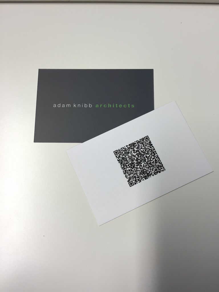 AdamKnibb_AKA's tweet photo. New business cards! #minimalist #bold #movewithtechnology #architecture https://t.co/dMnMbLQ9Yv