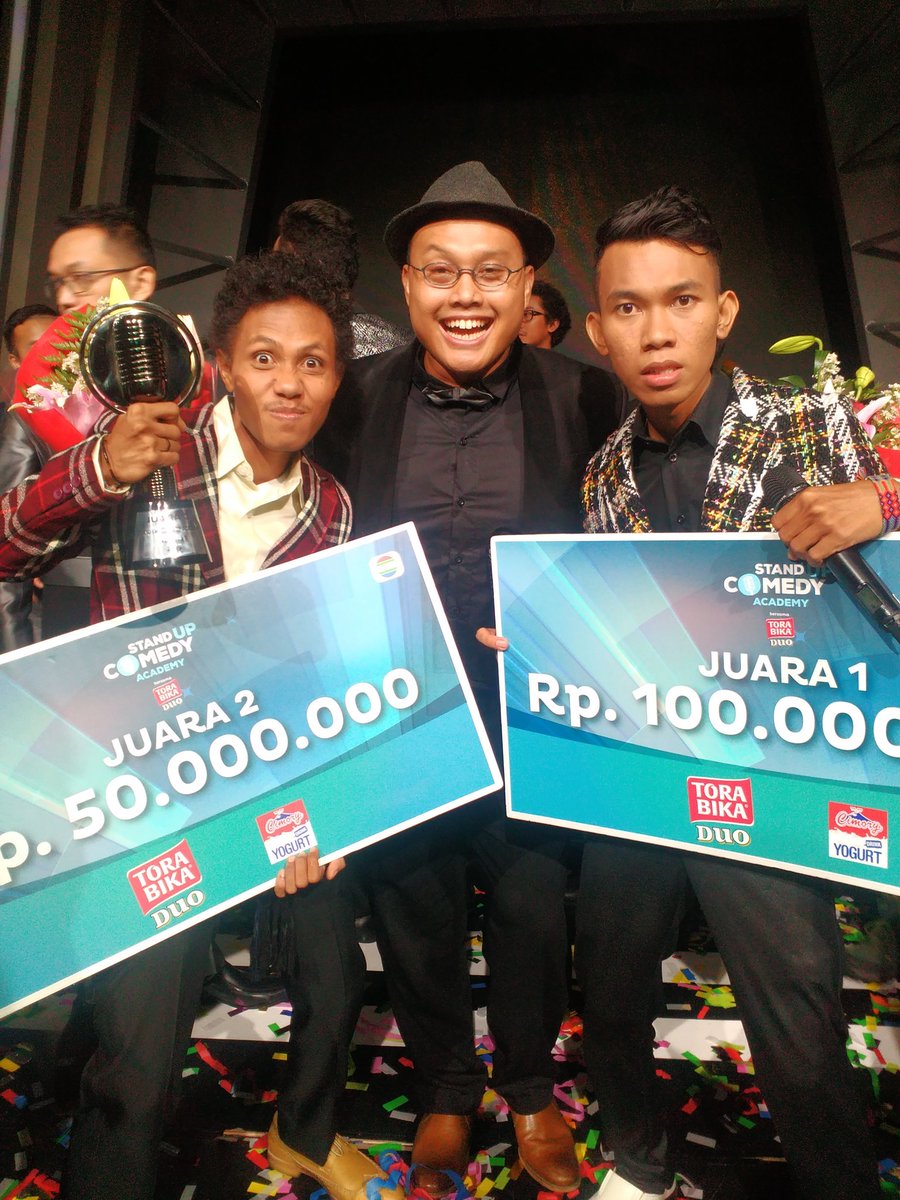 Selamat, <a href="/MasCemen/">Chrismanto Ronaldo</a> dan <a href="/Ephysekuriti/">ephy pae</a>! Makasih telah belajar bareng. Terus berkiprah dan berkarya! #GFStandUpAcademy