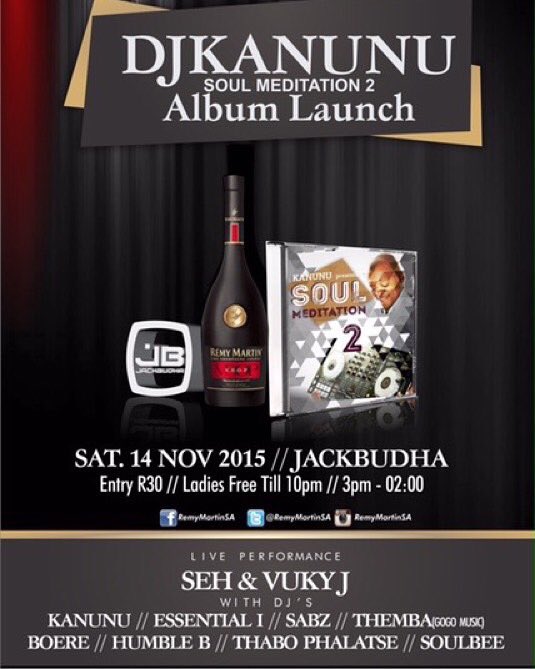 DHN_DeepHouse's tweet photo. @GOGO_Music_1 Gig Guide. Catch @Gogo_Themba @ the #SoulMeditation2 Album Launch.
Read more:
https://t.co/8IV0WSUvaX https://t.co/n8yXfSL230
