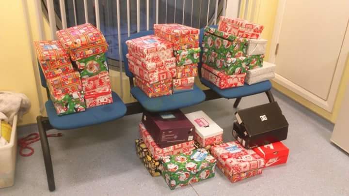 DogsTrust_IE's tweet photo. @TeamHopeIreland 30 boxes from all your friends at Dogs Trust #ShoeboxAppeal We hope they make some children happy! https://t.co/H0scEqYEZk