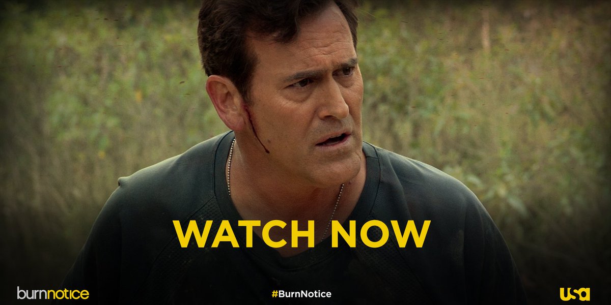 Catch <a href="/GroovyBruce/">Bruce Campbell</a> in #BurnNotice: The Fall of Sam Axe NOW online for a limited time. usanet.tv/BNSamAxe
