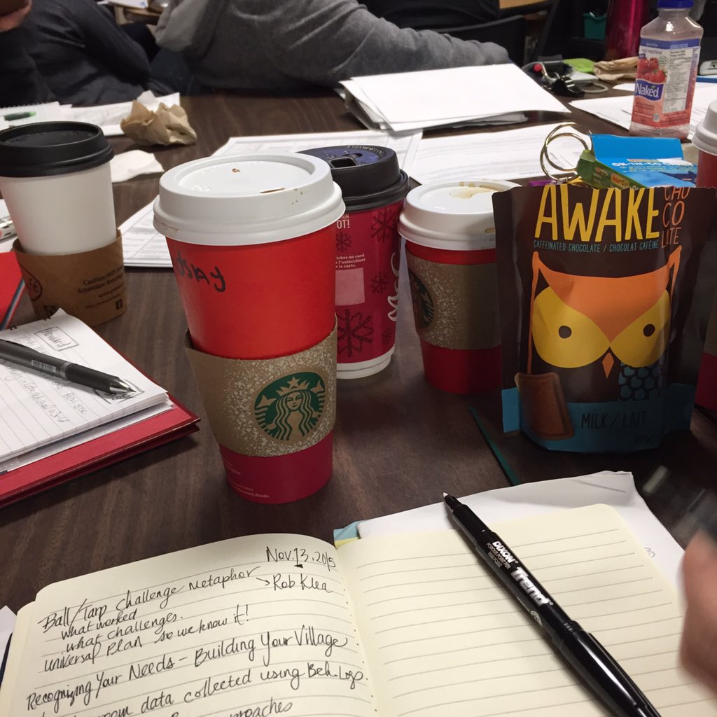 An energizing morning of professional development and community building <a href="/howwrdsb/">Howard Robertson PS</a> We run on passion...and coffee!