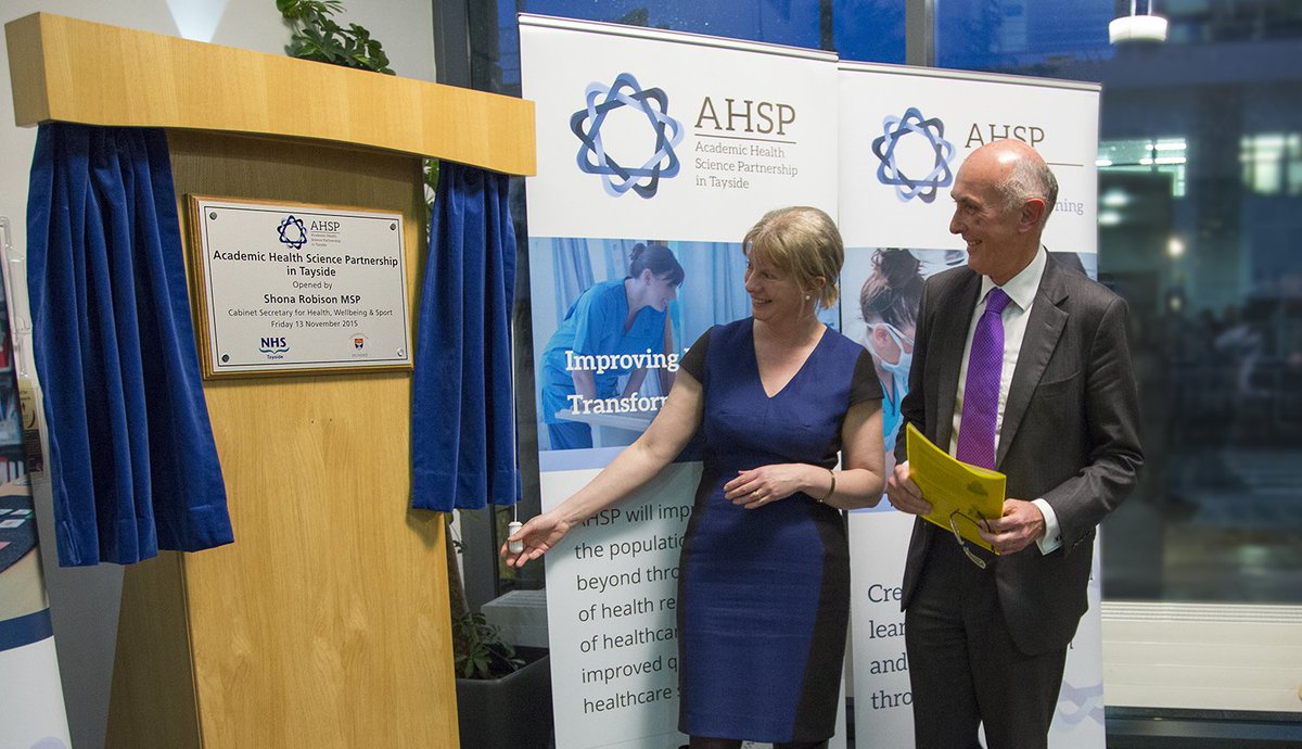 UoDMedicine's tweet photo. Find out more about the launch of the Academic Health Science Partnership @dundeeuni here https://t.co/HwY3ZHUJFy https://t.co/tlNrYC2uAq
