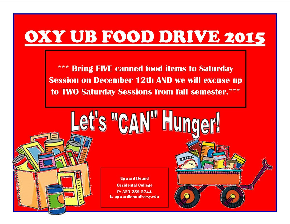 OXYUpwardBound's tweet image. OXY UB COMMUNITY SERVICE EVENT: Let's come together, and fight hunger!!! #trioworks #giveback #navigatewithcourage