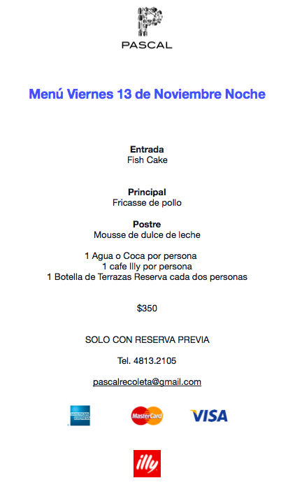 franciscodotto's tweet image. #MenuNoche #Nov13 #FishCake #FricasseDePollo #MousseDeDulceDeLeche #Reservas48132105  @PascalRecoleta @clarimiguens