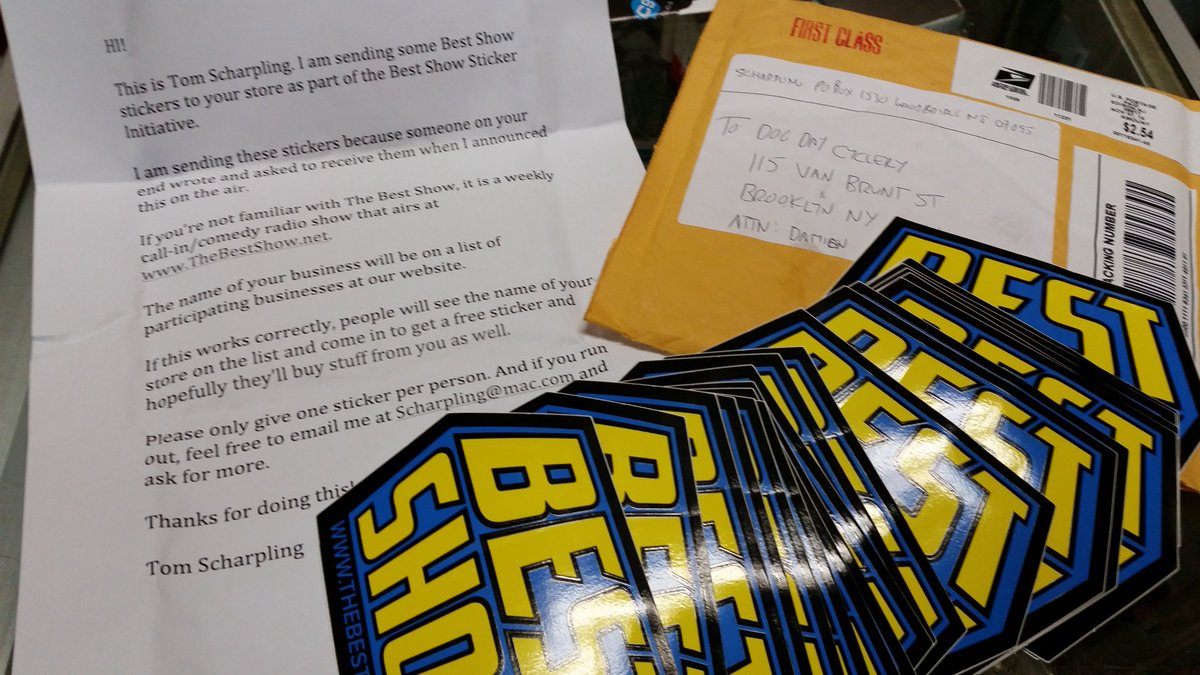 DogDayCyclery's tweet photo. Best show stickers have arrived! https://t.co/WZBjQiKAJi