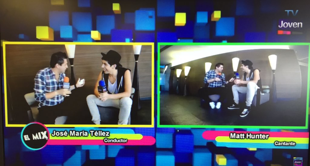 SoyChemaTellez's tweet photo. #Hunters No se pierdan la entrevista con @matthunter123 solo por #ElMixTV @tvjoven https://t.co/shglWr42uk https://t.co/zrtGIPE4Cz