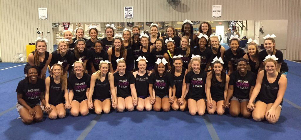 Always a great way to end our season practicing with the amazing Houston County Cheerleaders. Good luck tomorrow!