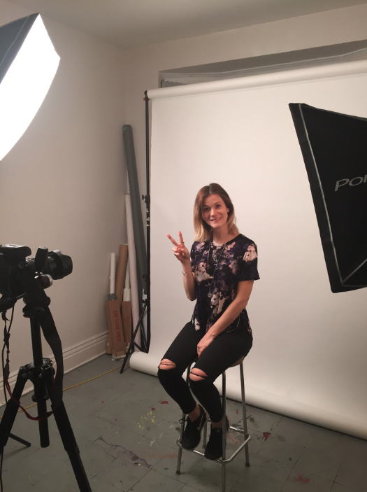 Cute. Hanging with <a href="/ash_ley_sees/">Ashley Carmichael</a> in her studiooo!