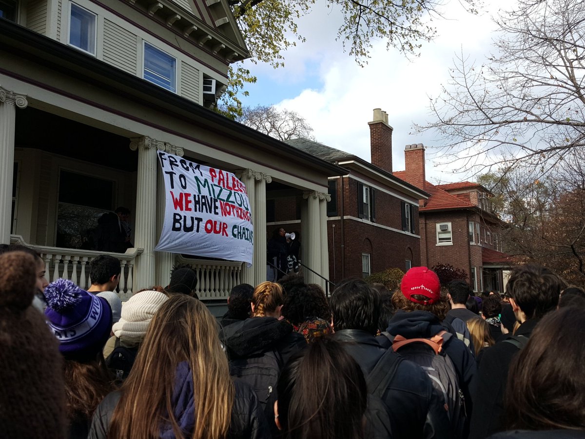It's a beautiful thing to see NU standing up for justice #ConcernedStudent1950