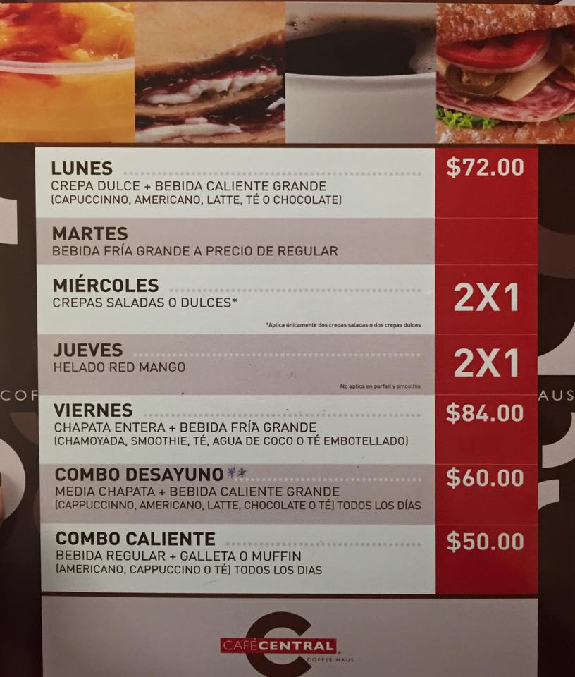 bugambiliapc's tweet photo. Aprovecha las ofertas de Café Central en Bugambilia Plaza Cuernavaca.
¡Delicioso! https://t.co/uOv7EwnBPH