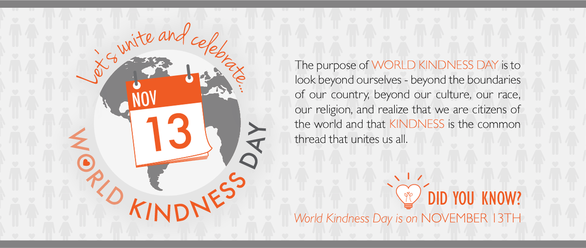 UTSCres's tweet photo. It's World Kindness Day! What better day to be a #RAKtivist than today?! Do something nice for someone #helloUTSCRez https://t.co/hhsndhKzs1