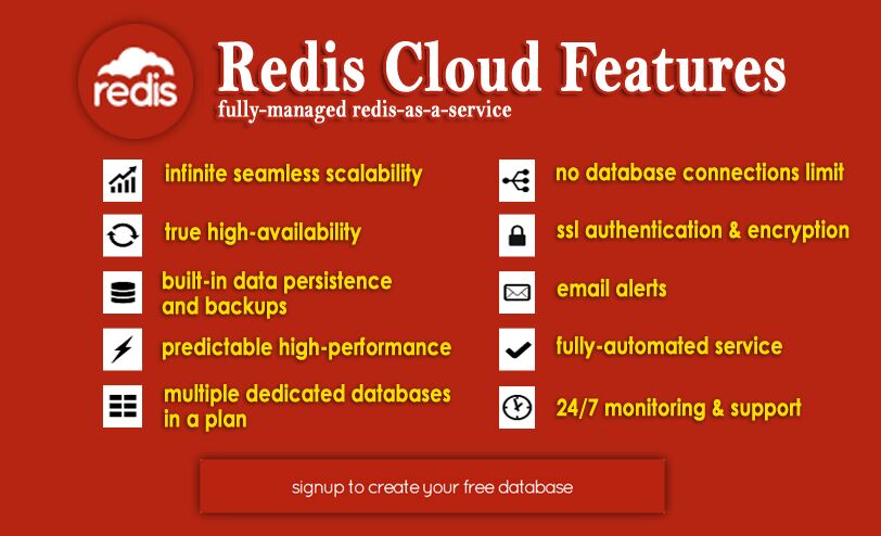 Redisinc's tweet image. Do you know the features & technology behind #Redis #cloud? Click for details buff.ly/1SMTkj1 #rediscloud