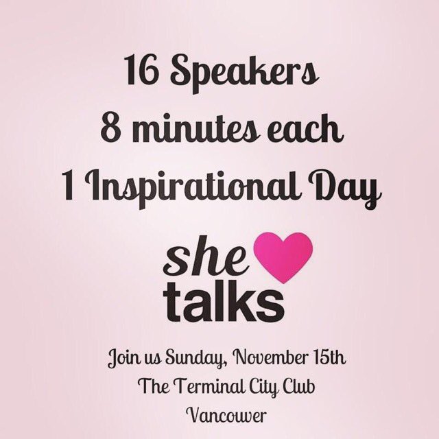 NargesNirumvala's tweet photo. My company is proud to sponsor #SheTalksTechnology on Nov 15. Tix: https://t.co/2U1UBzdQH3 #Vancouver #leadership https://t.co/011iiuR4ON