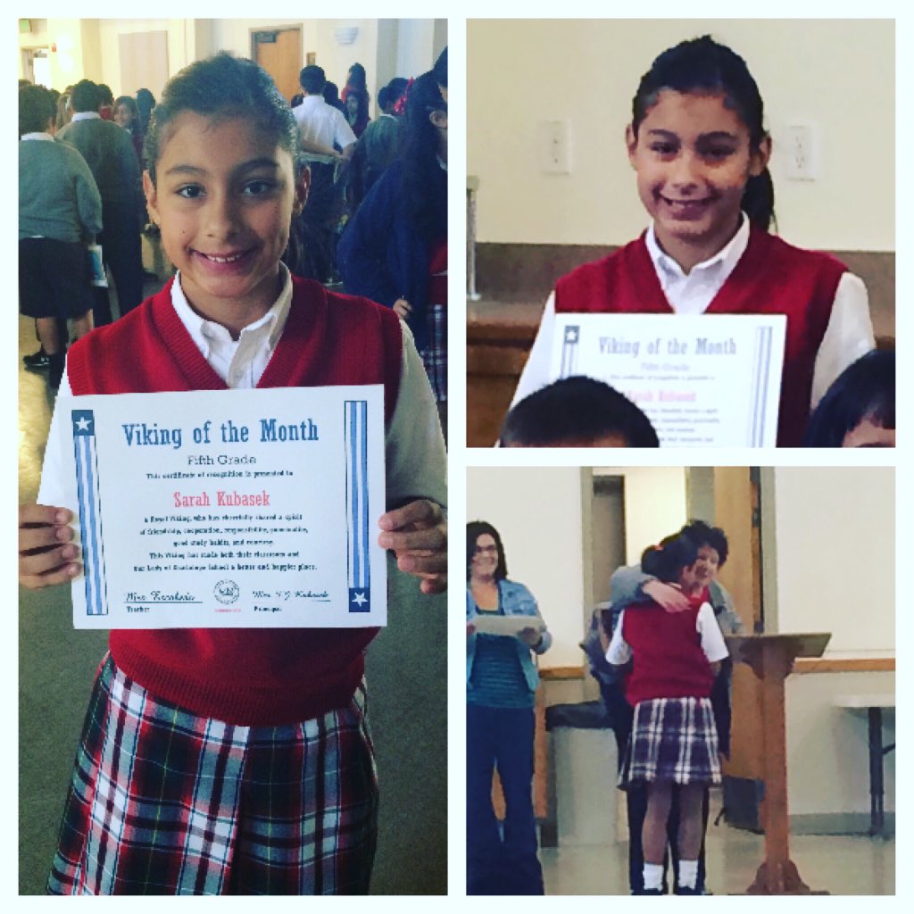 OCTwinMommy's tweet photo. A great day for this smart, kind, and creative lady! @OCBishop #olgschool #faith #tradition #excellence #vikings https://t.co/aJ1CmCwo2S