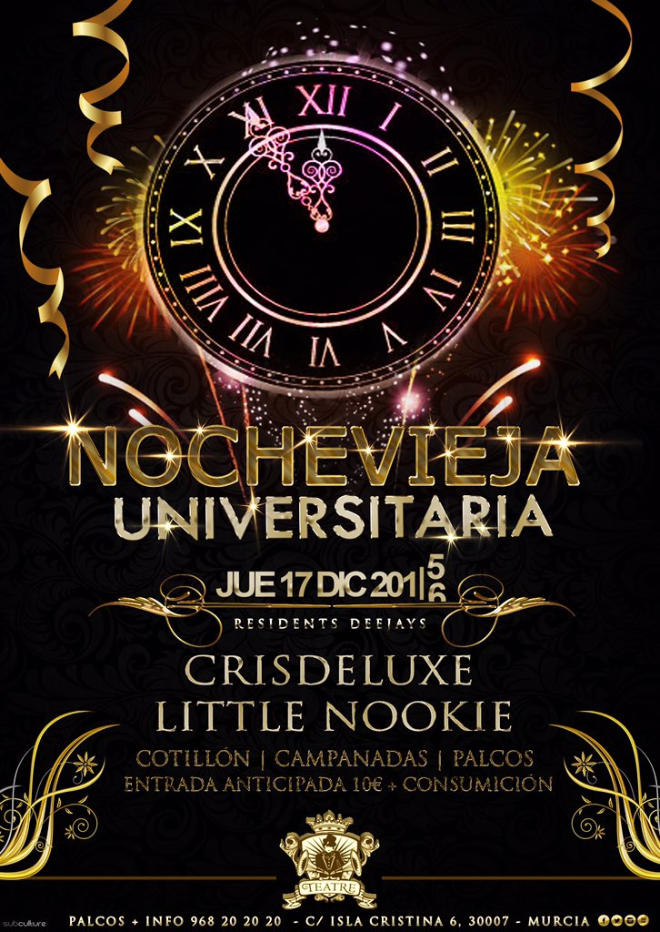 ViveTeatre's tweet photo. Noche de gala,brillo,glamour,belleza y alfombra roja,donde los protagonistas sois vosotros! #nocheviejauniversitaria https://t.co/5uWjEBwFZS