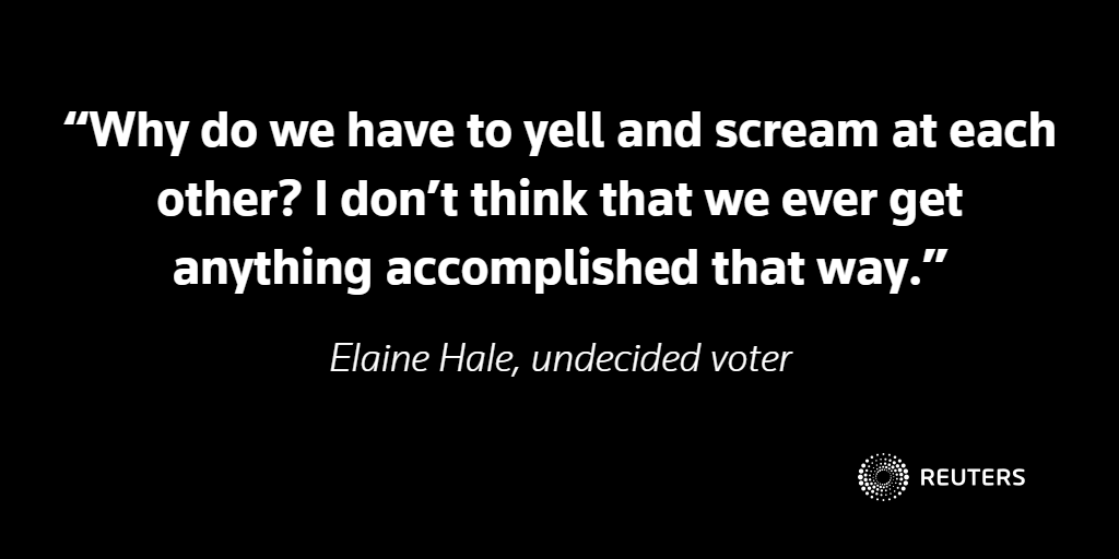 ReutersPolitics's tweet photo. There are 9 million undecided likely voters in the U.S. Are you one of them? https://t.co/zm7bLo4wfr https://t.co/rNxcNYspX7