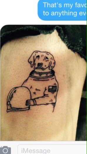 Super cute space themed tattoo I made of this gorgeous cav  Flickr