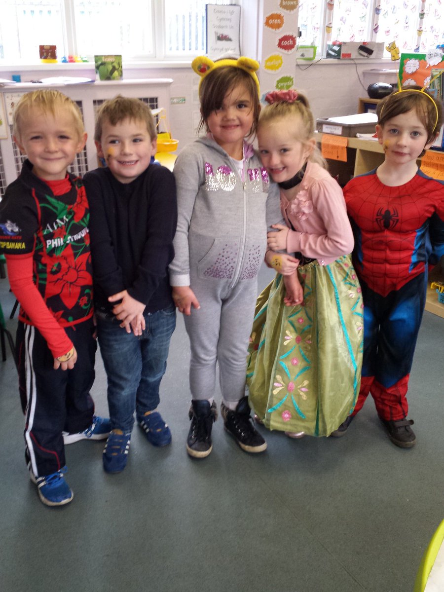 class1ynysddu's tweet photo. Here are year 1 😊 We had a great time supporting Children in Need today. https://t.co/kXg9pFiXBm