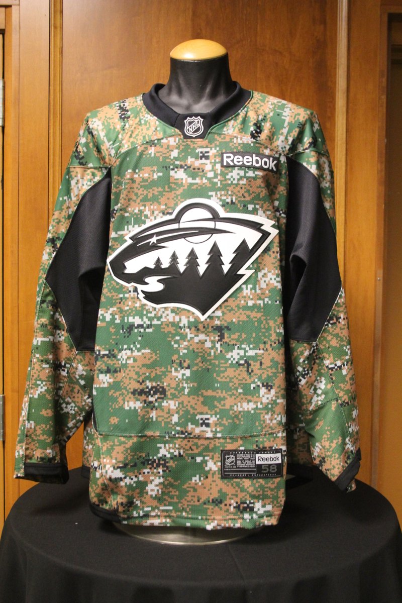 Mens Reebok Minnesota Wild 9 Mikko Koivu Authentic Camo Veterans Day  Practice NHL Jersey