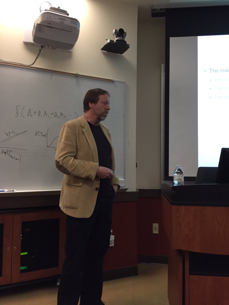 billrand's tweet photo. Mick McWilliams discussing our work on how to combine Agent-based modeling and discrete choice modeling #ccb2015 https://t.co/DbqSgmtBu6