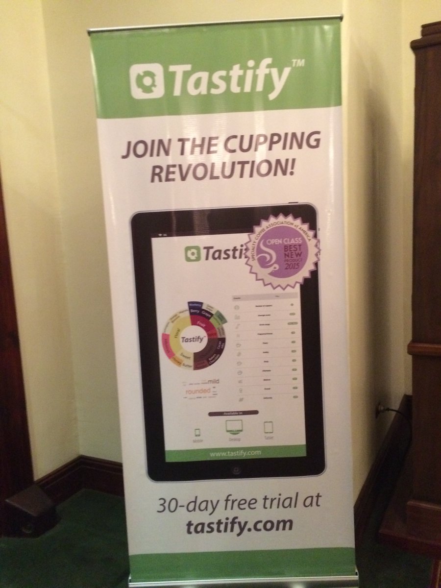 TastifyApp's tweet image. Great to be at #SinterCafe supporting cuppings! #CuppingApp #Tastify #SpecialtyCoffee