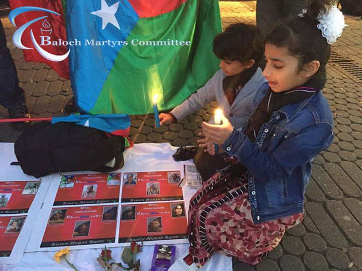 BalochShuhda's tweet photo. #BalochMartyrsDay Dusseldorf #Germany flowers and candlelight vigil for Martyrs of struggle for #FreeBalochistan https://t.co/6XrZ2eYZXf