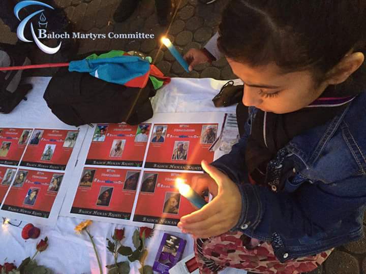 BalochShuhda's tweet photo. #BalochMartyrsDay Dusseldorf #Germany flowers and candlelight vigil for Martyrs of struggle for #FreeBalochistan https://t.co/Sk29m40Yhb