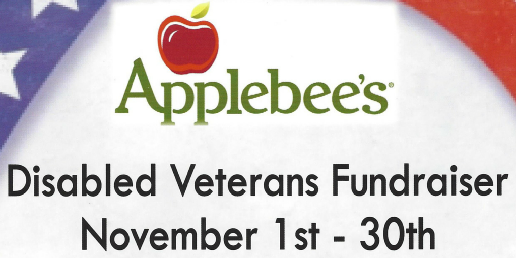 CullmanTribune's tweet photo. @Applebees Holds Monthlong #DisabledVeteransFundraiser, $2 desserts help buy #TrackChairs https://t.co/15LvGugrWW https://t.co/JYtvXe5cmO