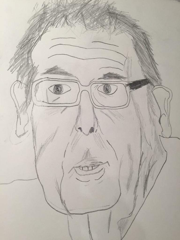 nmsherr's tweet photo. Sketch of grandpa https://t.co/hkuphyVjle