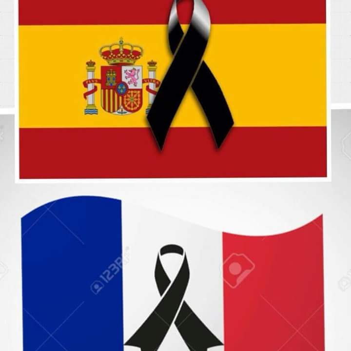 jaime_ramost's tweet photo. España está de luto por el desgraciado atentado terrorista que ha sacudido a nuestros hermanos de Francia. https://t.co/0Z2ZV7TWfE