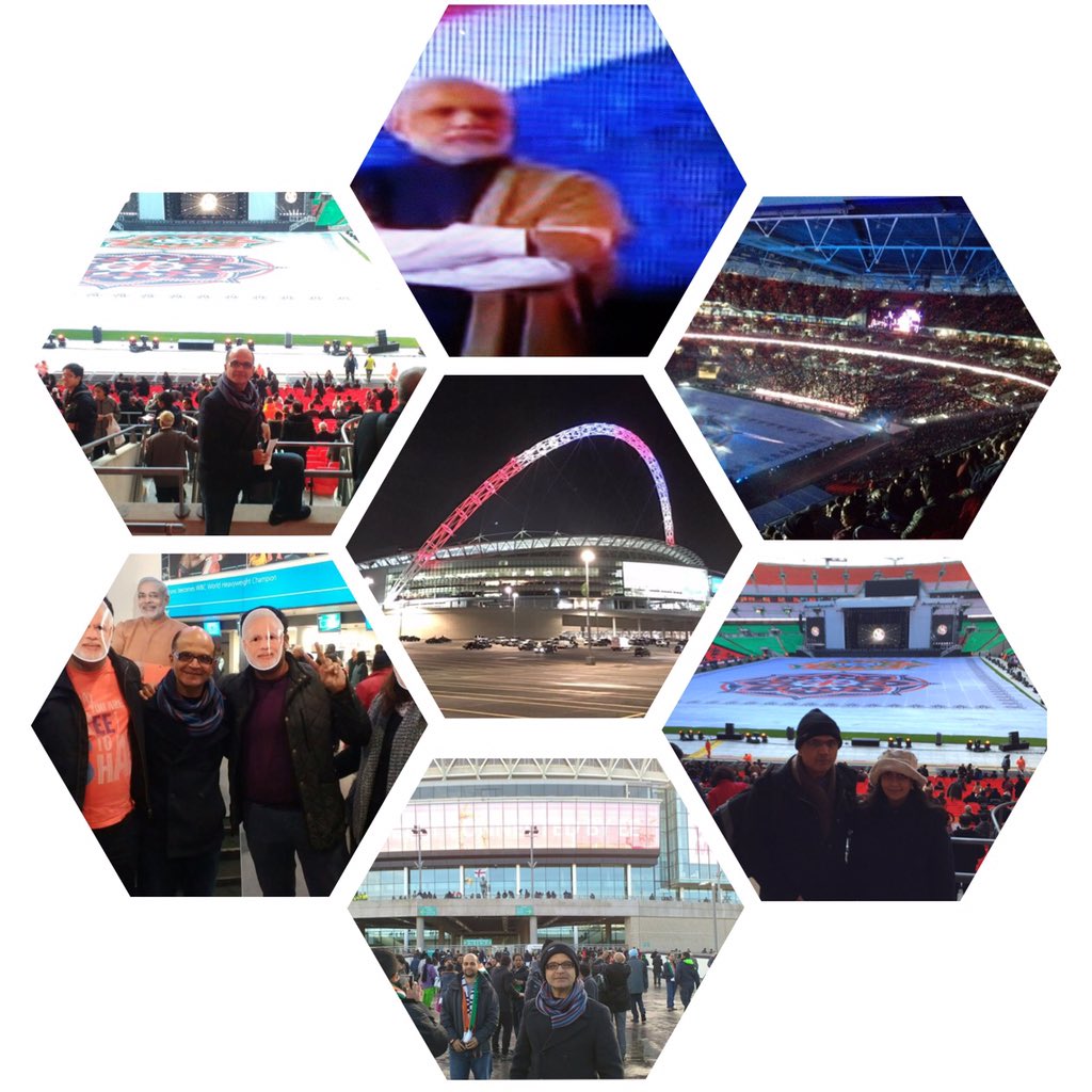 LalitSodha's tweet image. #modievent #wembleystadium #welcomemodi a history in making. What an outstanding event. Thoroughly enjoyed it.