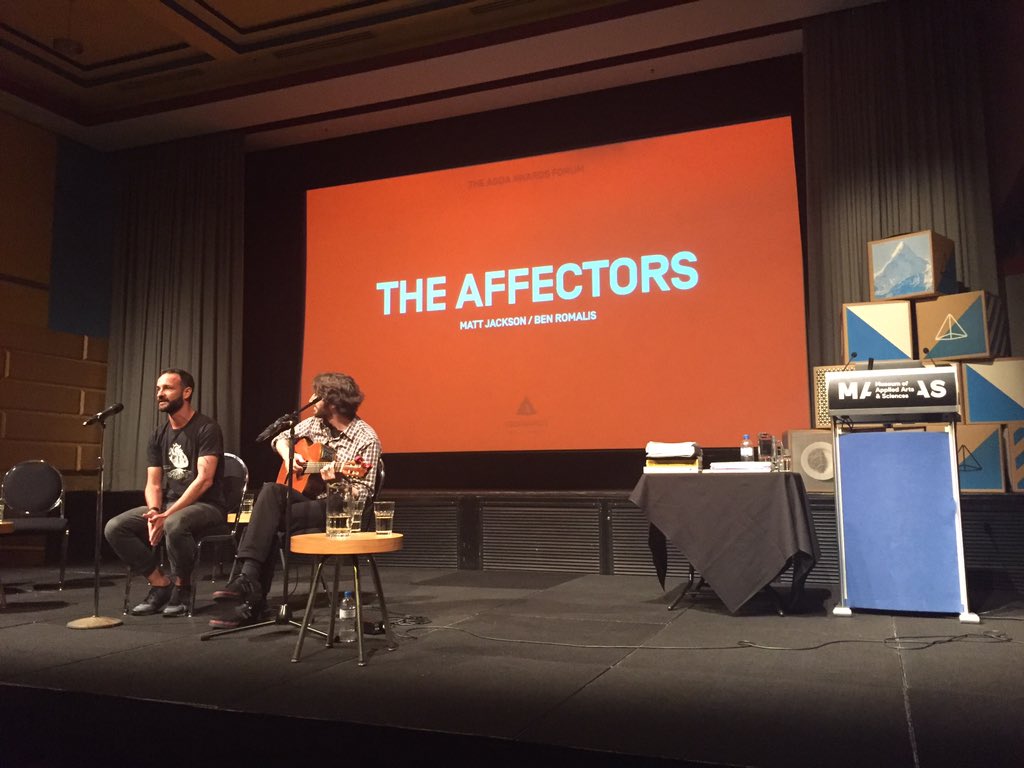 MikeTosetto's tweet photo. @affectorsben Bringing music and poetry to the stage. Awesome! #agda2015 https://t.co/3fTX13R4tE