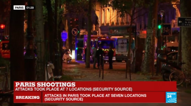 FRANCE24's tweet photo. #BREAKING - #Paris police authorities have put the latest death toll at 140 https://t.co/ym1PrRSPvP #ParisAttacks https://t.co/1AeY8ajDQc