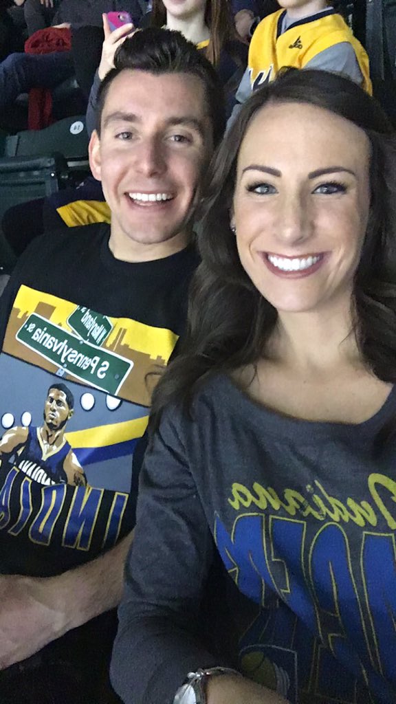 albeaman's tweet photo. GO PACERS💙🏀💛 #pacersgamenight https://t.co/ZUGF4lPnpd
