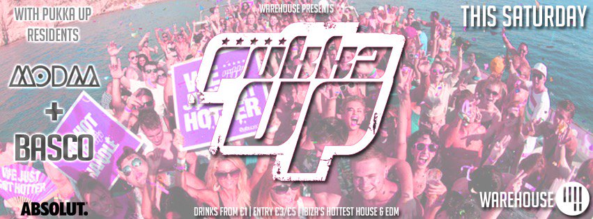 warehouse_gala's tweet photo. BUZZING to be hosting one of Ibiza's BIGGEST nightlife brands right here at WAREHOUSE!! #DontStayIn #OwnYourWeekend https://t.co/L4e623RkUa