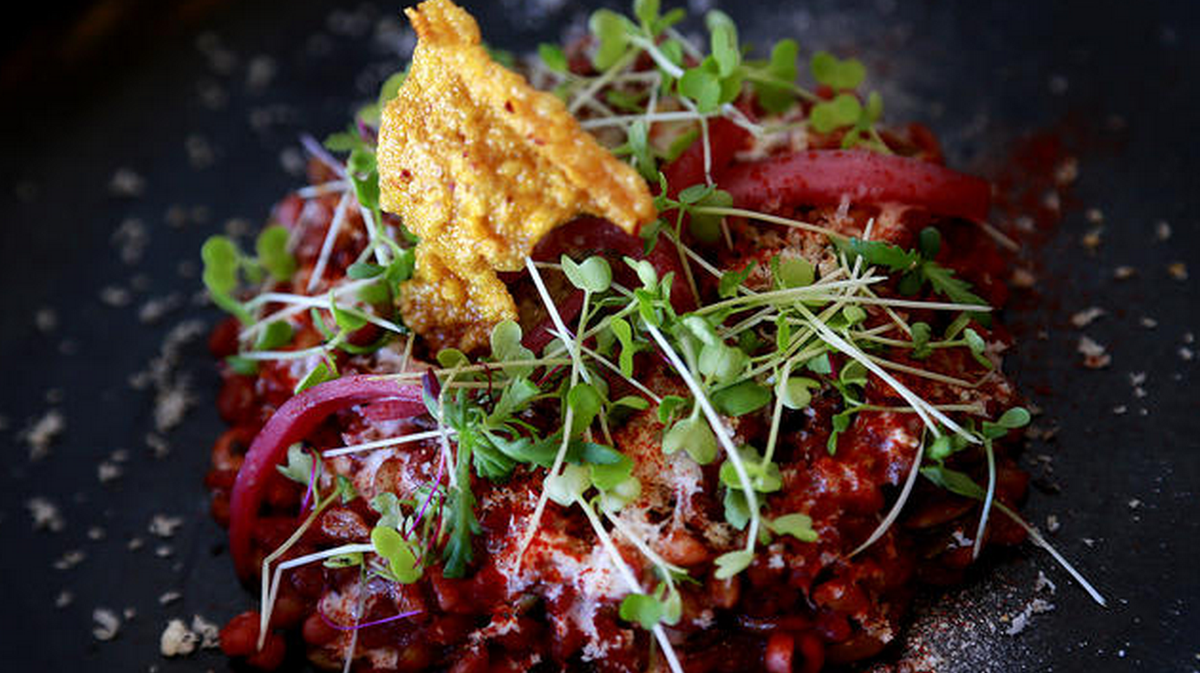 latimes's tweet image. This creamy dish of mold tastes like the future. Seriously. A @thejgold review: lat.ms/20RPjyO