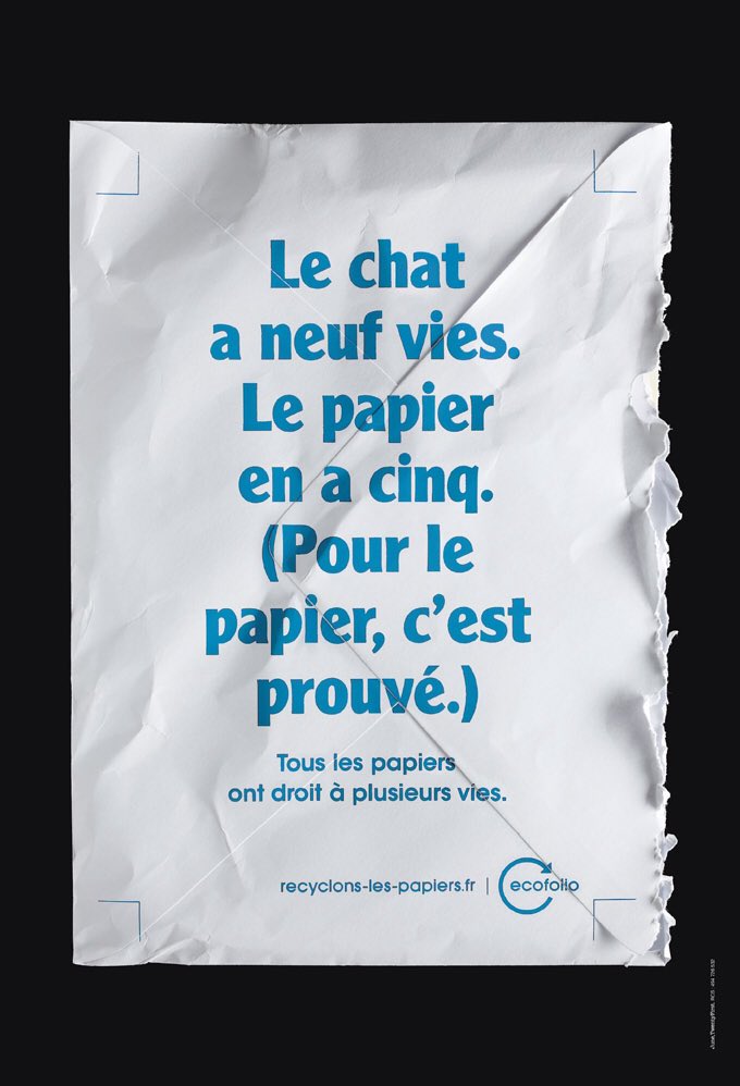 Le papier peut avoir 5 vies alors trions et recyclons#plandechets#amiensmetropole