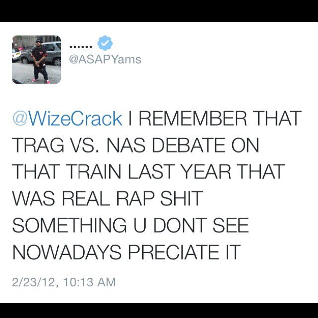 WizeCrack's tweet image. Happy b day Asap Yams RIP
