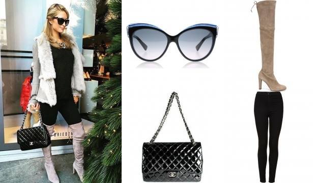 Star Style on X: Paris Hilton wearing Dior Glisten Cat Eye