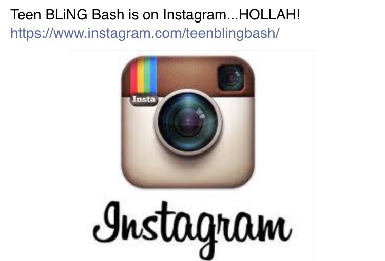TeenBlingBash's tweet photo. Teen BLiNG Bash is on Instagram - HOLLAH!! https://t.co/dOEDaMqIvx