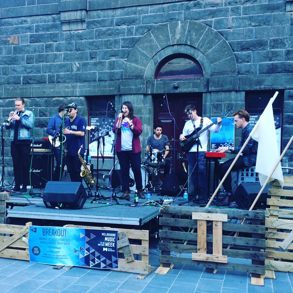 Happy <a href="/melbmusicweek/">Melbourne Music Week</a>! Kicked things off yest @ Breakout ft. <a href="/AnimauxMusic/">Animaux</a> 👌🏼