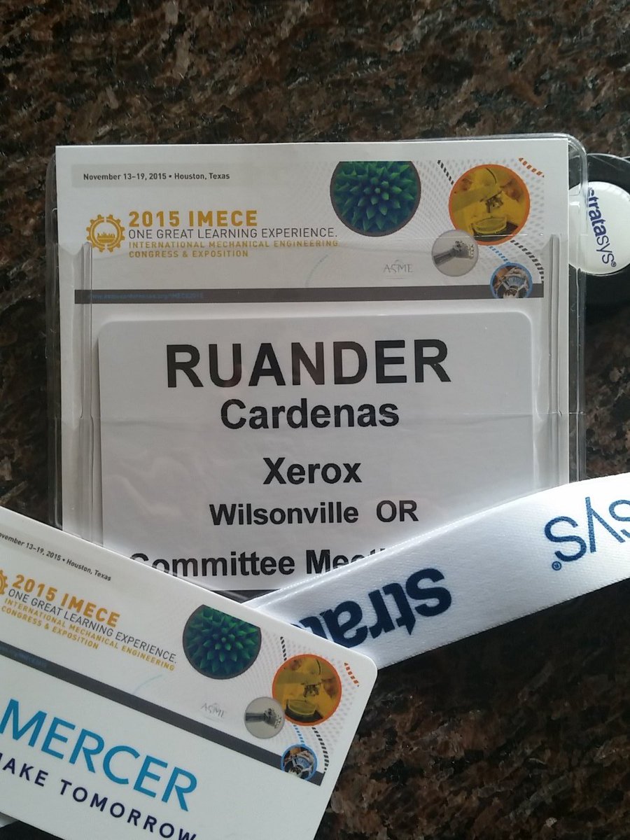 RuanderCardenas's tweet image. Ready for @ASMEConferences  #IMECE2015