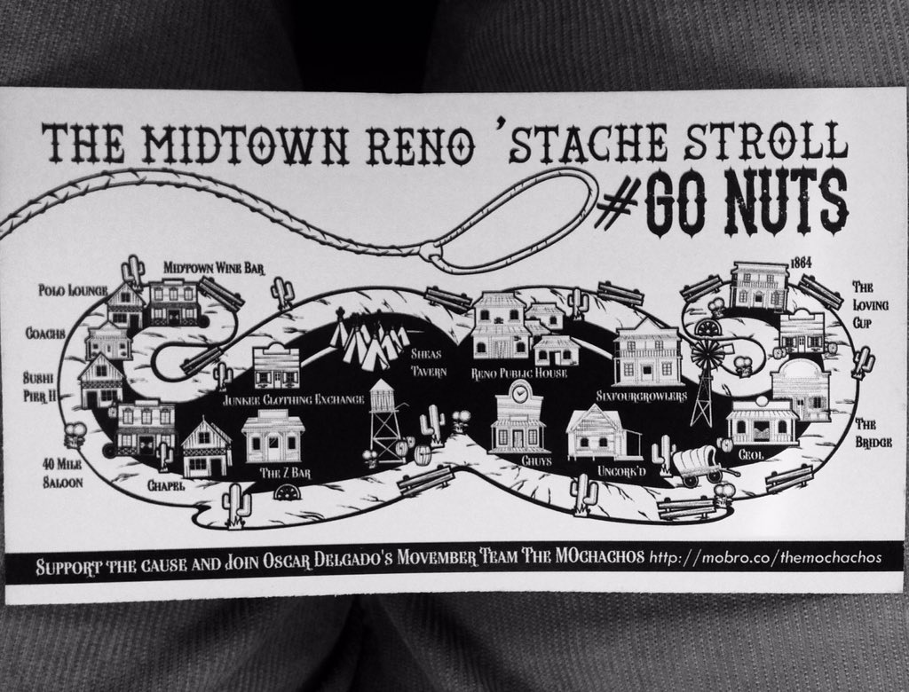 MidtownMoStroll's tweet photo. Here's a preview of tomorrow's map. #goNuts! #Movember #biggestlittlecity https://t.co/bPV5QOx015