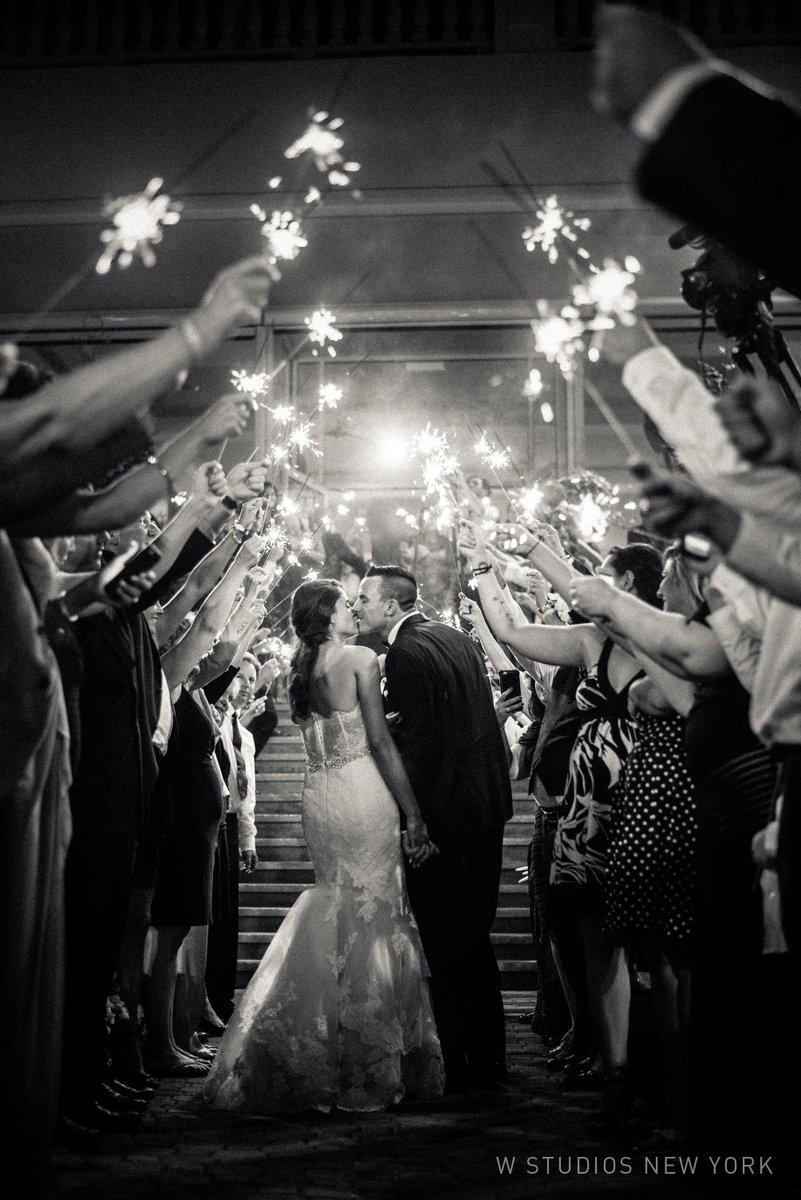 Victoria &amp; Craig's sparkler send off! bit.ly/1kuRgkl #brideandgroom #sparklers