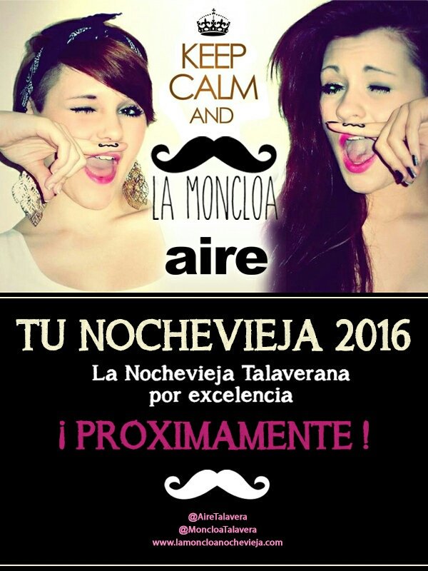 MoncloaTalavera's tweet photo. ¡HEMOS VUELTO! @MoncloaTalavera y @AireTalavera LA MEJOR FIESTA. Pre-reserva disponible: https://t.co/uWSgsoKzJm https://t.co/nGY0T1j9MT