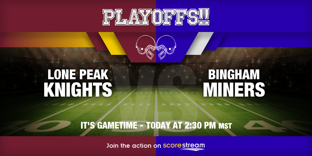 Nationally ranked <a href="/BinghamFB/">Bingham Football</a> just took an early lead in the Utah #playoff action! Get in the action on our free app!