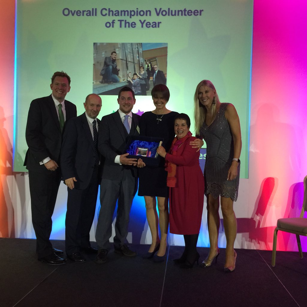 AdamDandy's tweet photo. Tonight SHARE WON!!!! Your Champion Volunteer Award 2015 @AaronShotton @bernieatto couldn't have done it without you https://t.co/aNglAeTinG