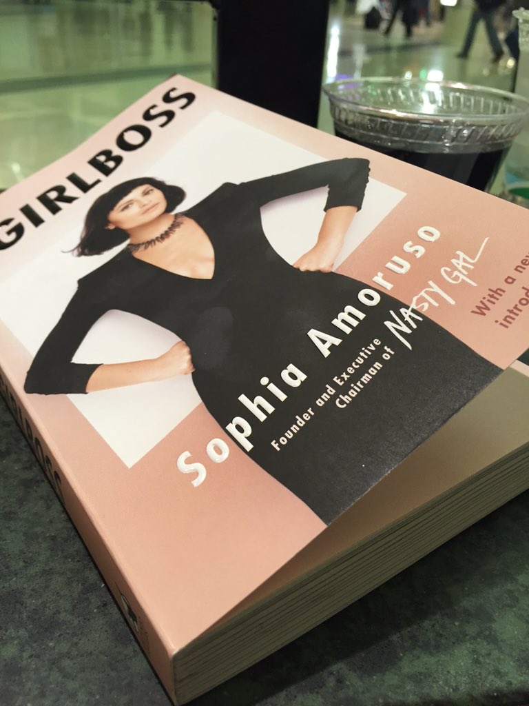 la_goldman's tweet photo. Guilty pleasure AND my daily dose of motivation. Good stuff, @sophiaamoruso. Always appreciate a fellow #GIRLBOSS! https://t.co/hgyHz3t9qd