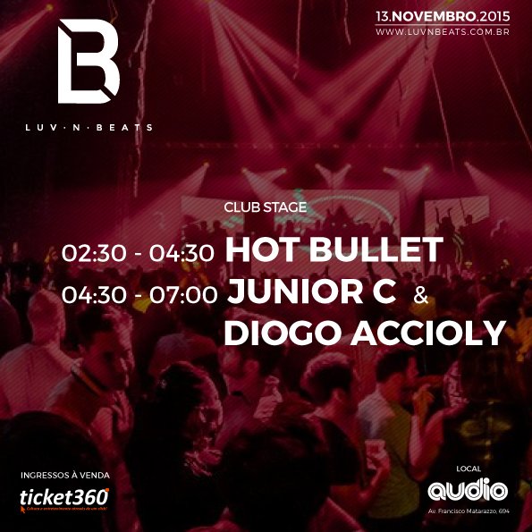 Definidos os horários da 2ª Pista, que abre às 02h30. Nos vemos no @audioclubsp! :)